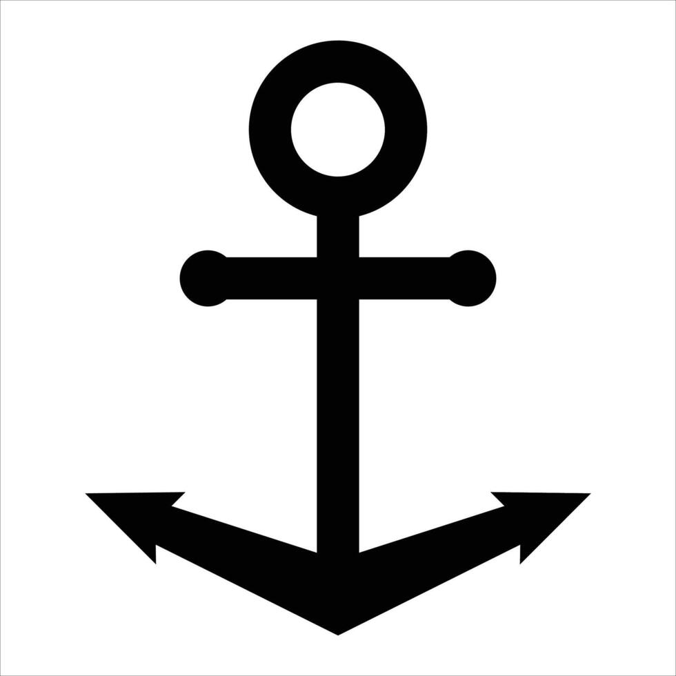Anchor Icon for Nautical and Maritime Design vector