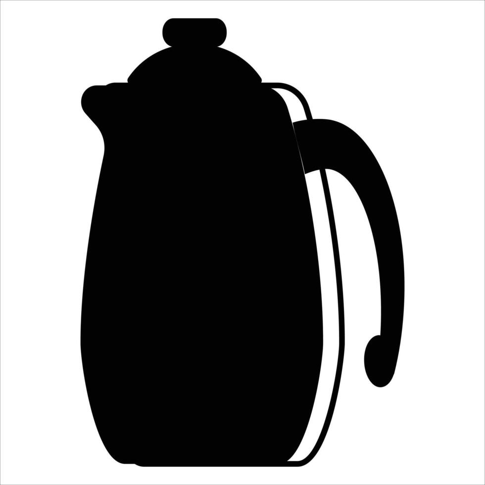 Teapot Icon for Tea Time and Kitchenware Design vector