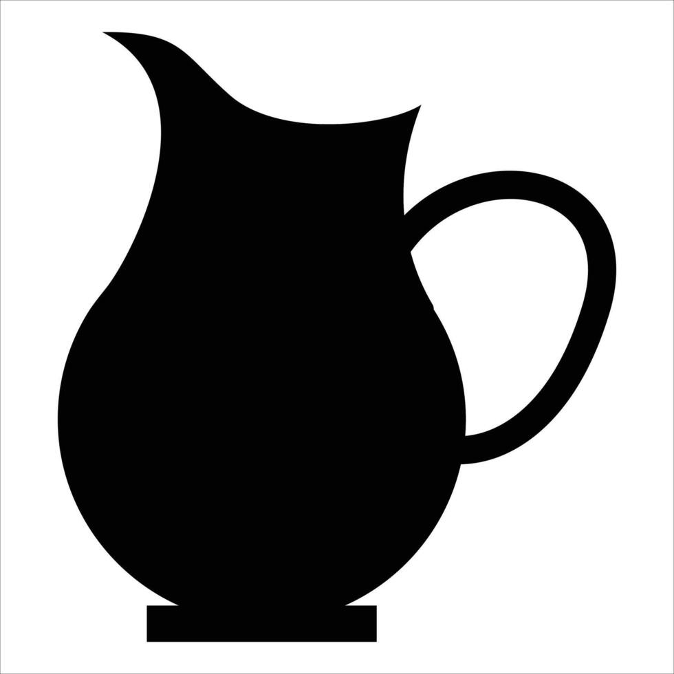 Jug Icon for Beverage and Kitchenware Design vector