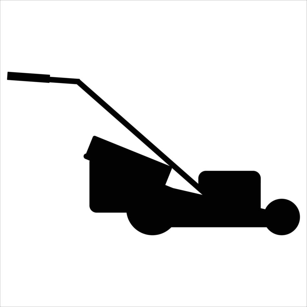 Lawn Mower Icon for Gardening and Landscaping Design vector