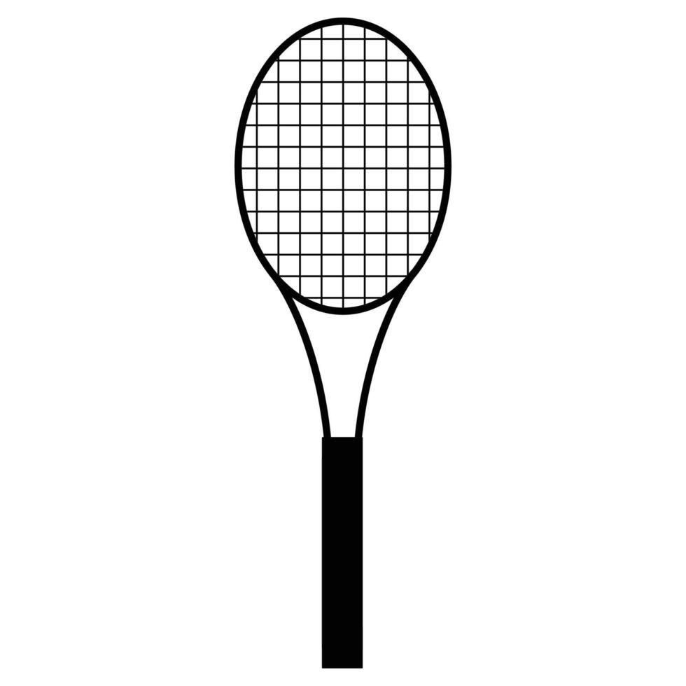 Tennis Racket Icon for Sports and Recreation Design vector
