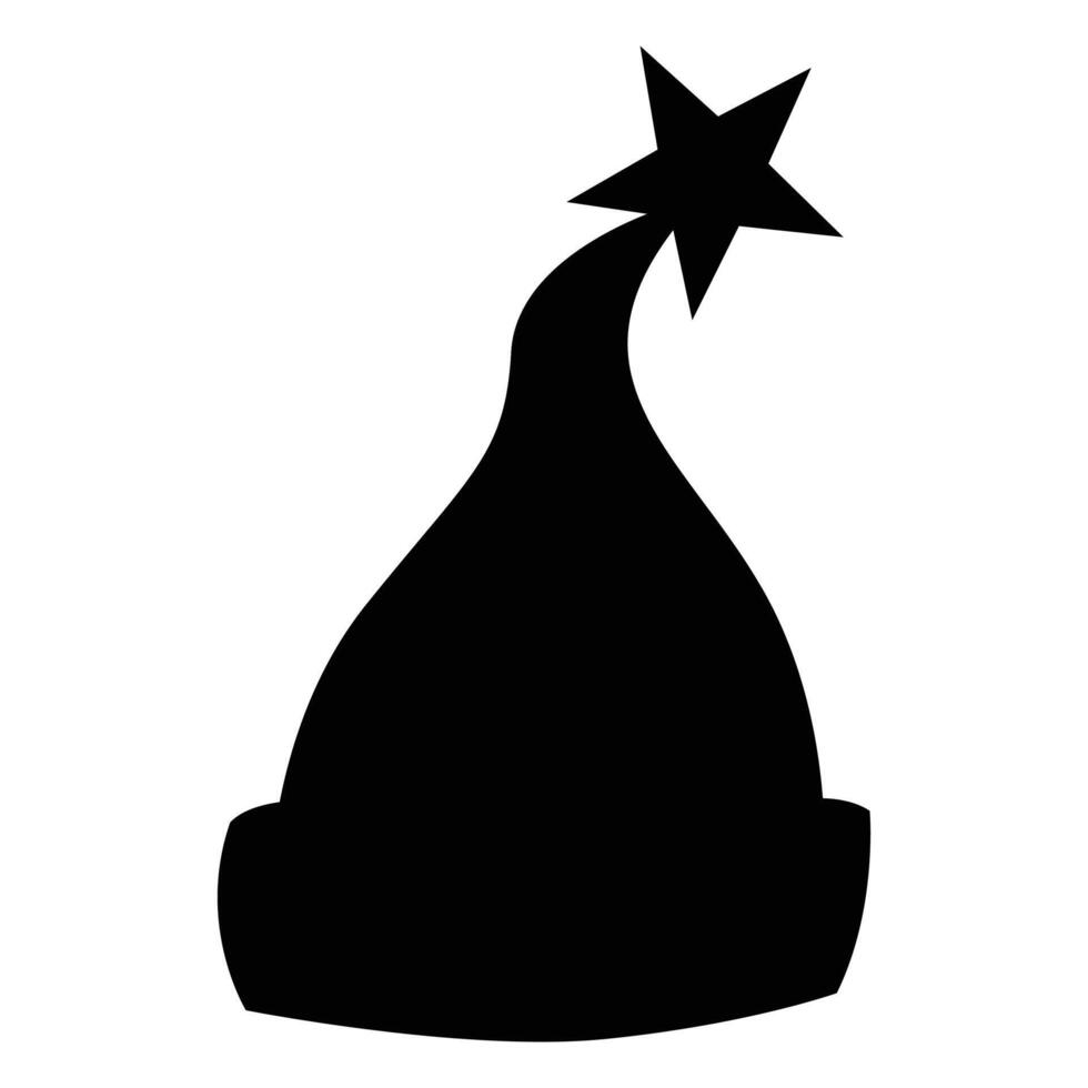 Christmas Hat Icon for Holiday and Festive Season Design vector