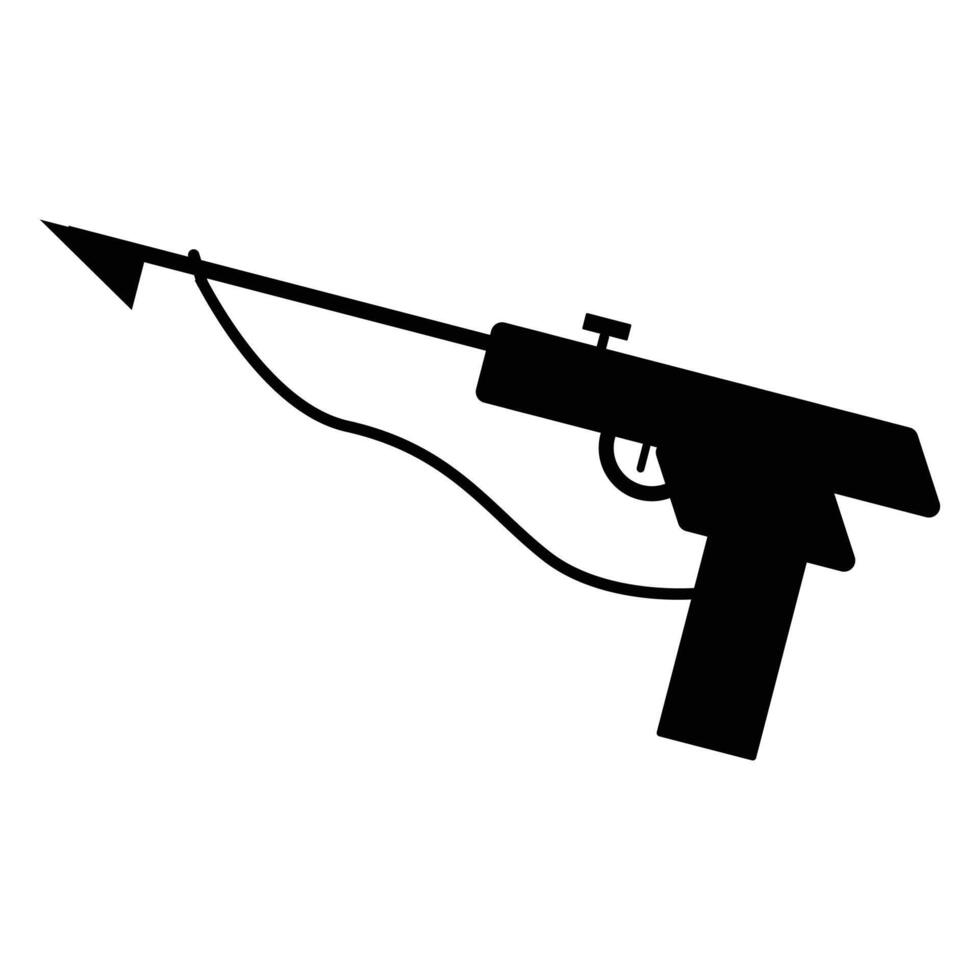 Arrow Gun Icon Simple Design for Hunting and Sports vector