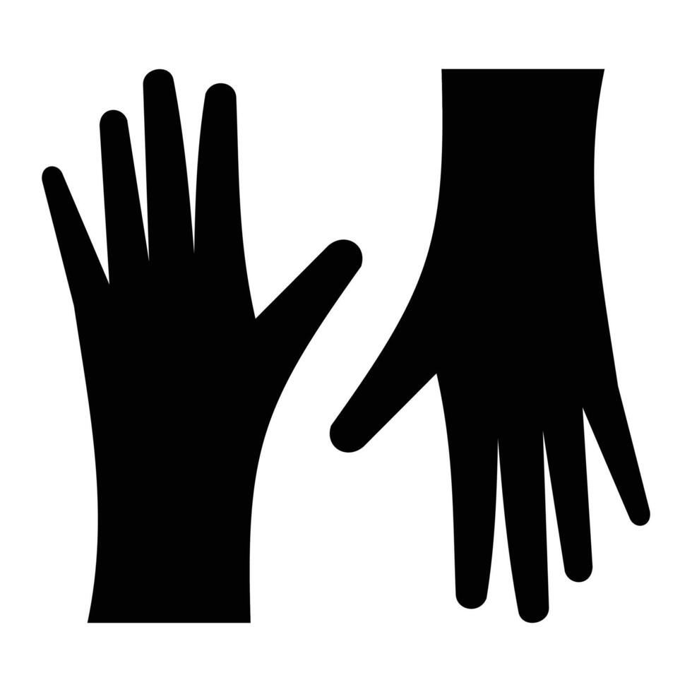 Pair of Protective Gloves on a White Background vector
