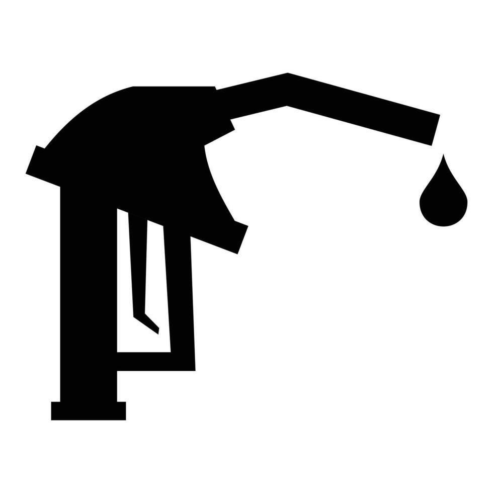 Realistic Fuel Nozzle for Gas Station and Refueling Illustrations vector
