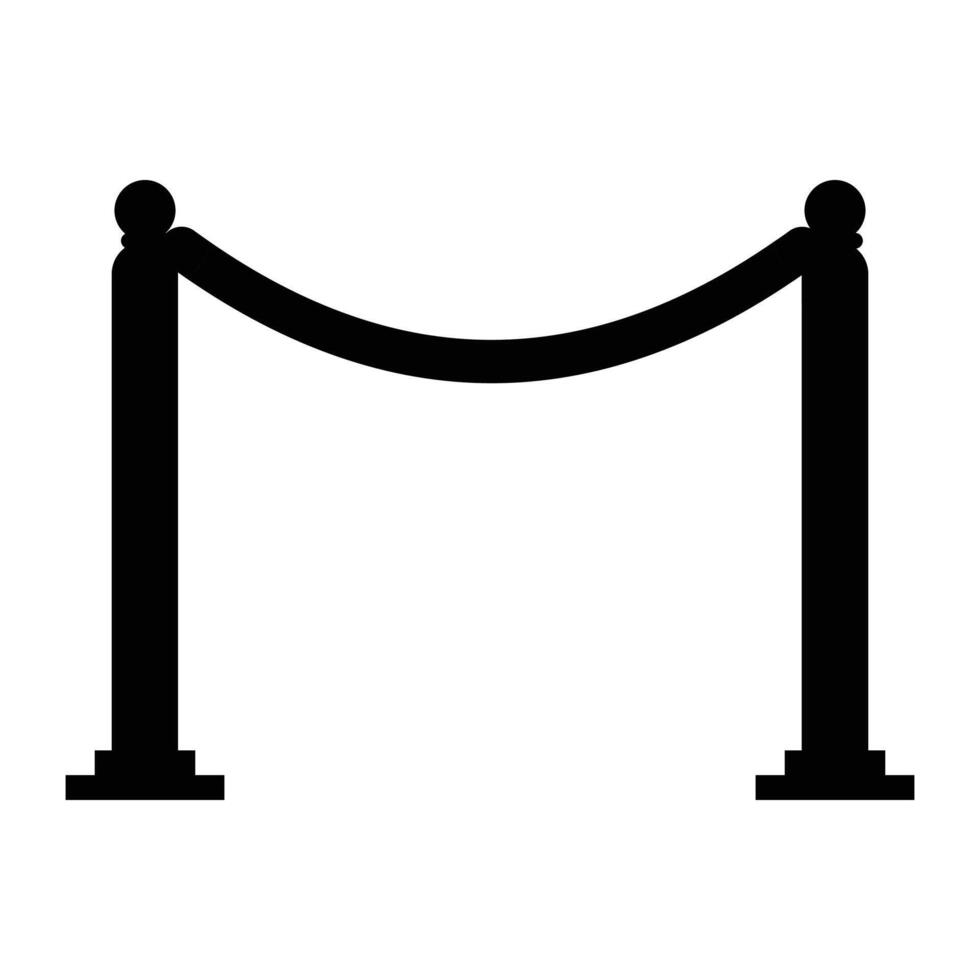 Editable Barrier Design for Safety and Construction Sites vector