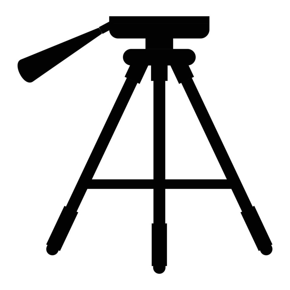 Sturdy Camera Tripod for Photography and Videography vector