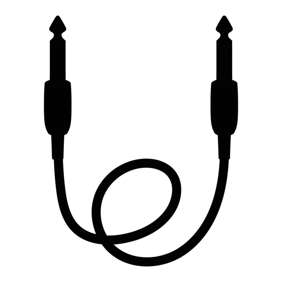 Audio Jack Connector for Headphones and Devices vector
