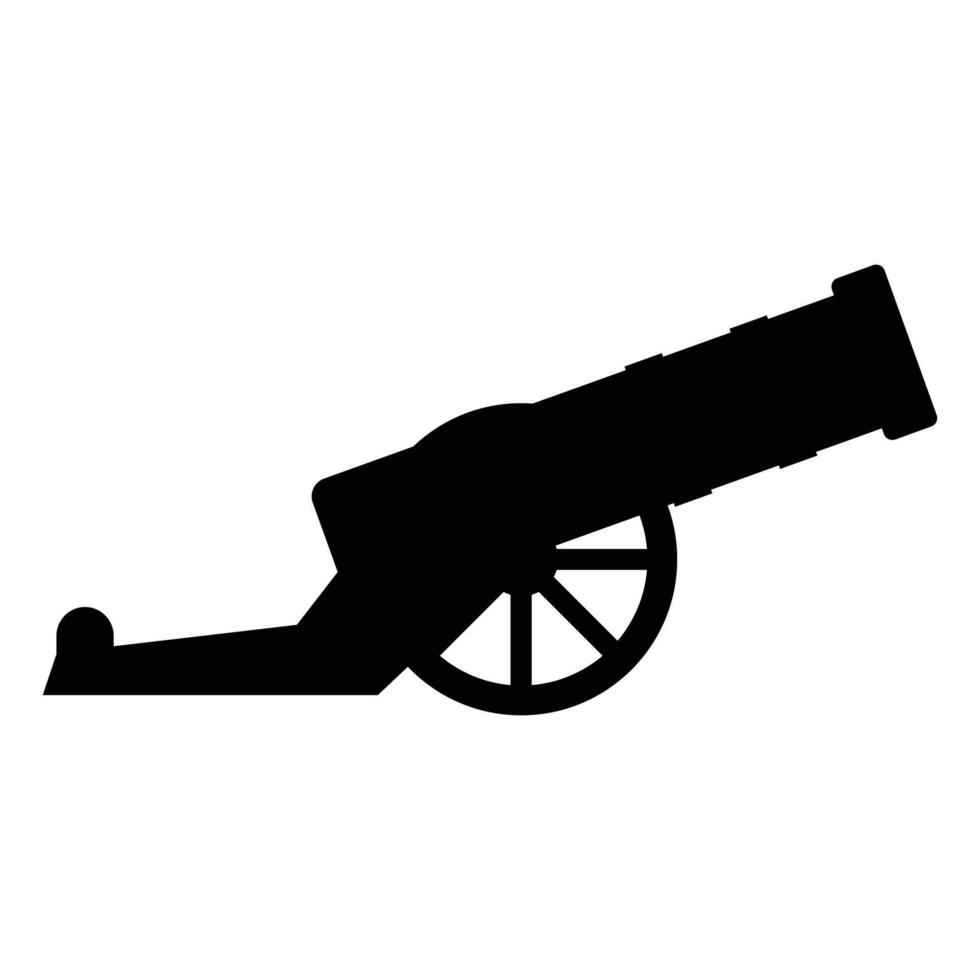 Ancient Cannon Icon for Historical and Warfare Designs vector