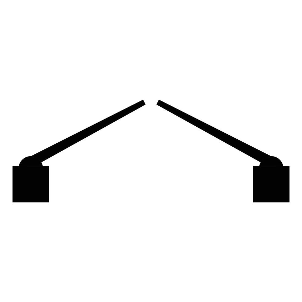 Bridge Icon for Infrastructure and Engineering Designs vector