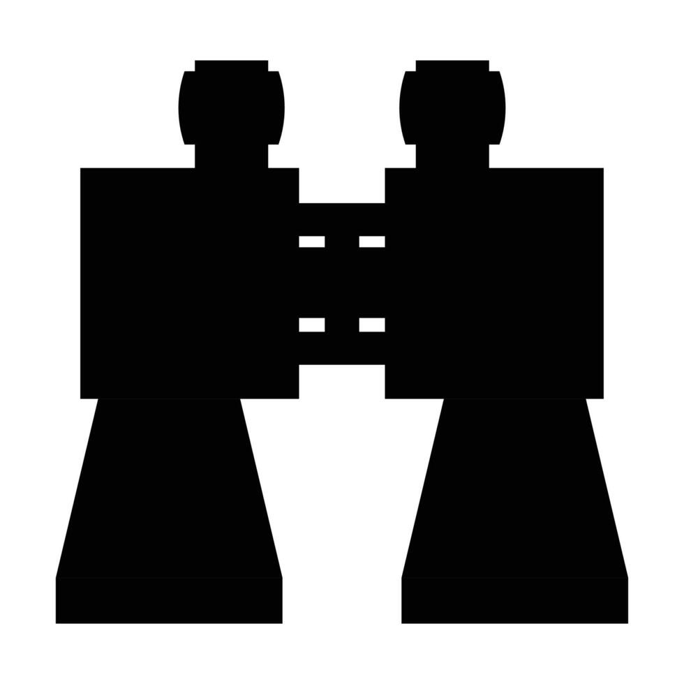 Binoculars Icon for Adventure, Exploration, and Travel vector