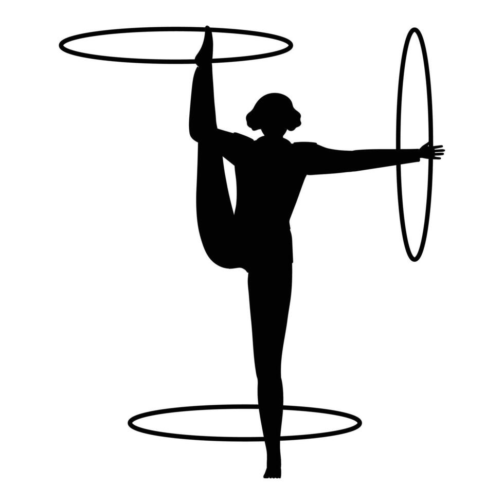 Circus or Chapiteau Black Silhouette Icon for Entertainment and Performance Themes vector