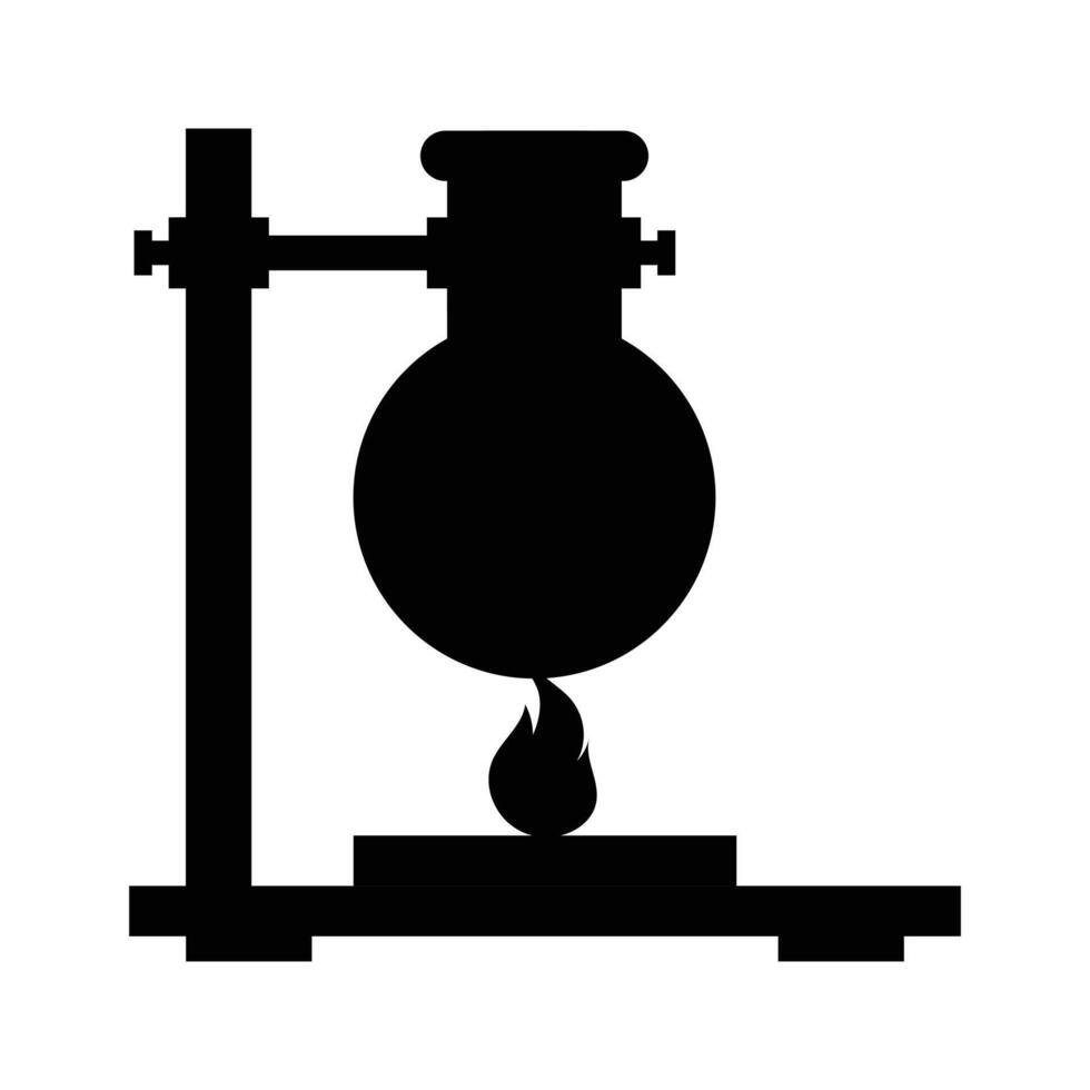 Test Tube Holding Chemicals Icon for Science and Laboratory Themes vector