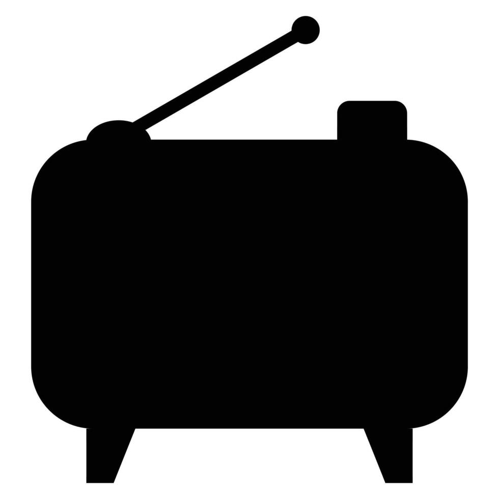 Radio Icon for Media, Music, and Communication Themes vector