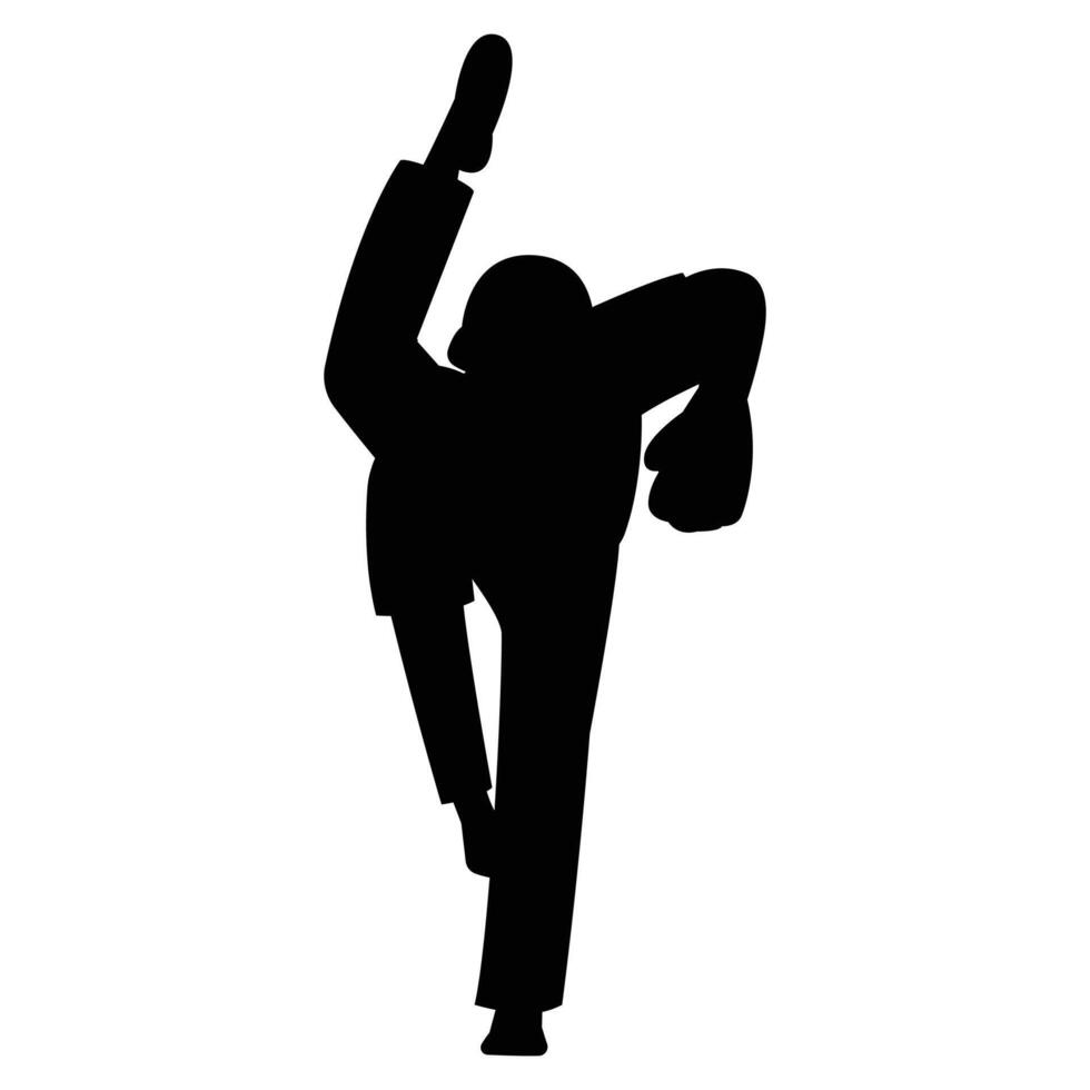 Baseball Man Silhouette Bundle Icon for Sports and Athletic Themes vector