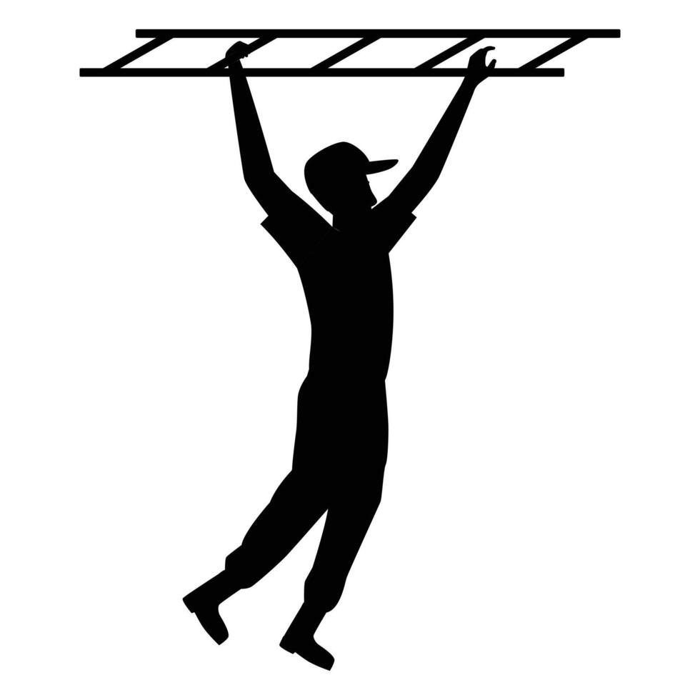 Silhouette of Military Army Icon for Defense and Warfare Themes vector