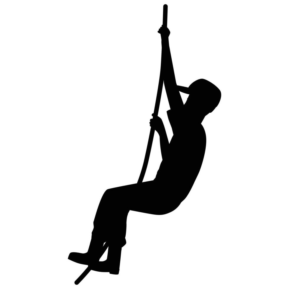 Silhouette of Military Army Icon for Defense and Warfare Themes vector