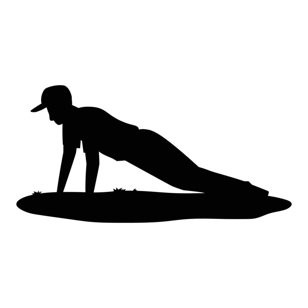 Silhouette of Military Army Icon for Defense and Warfare Themes vector