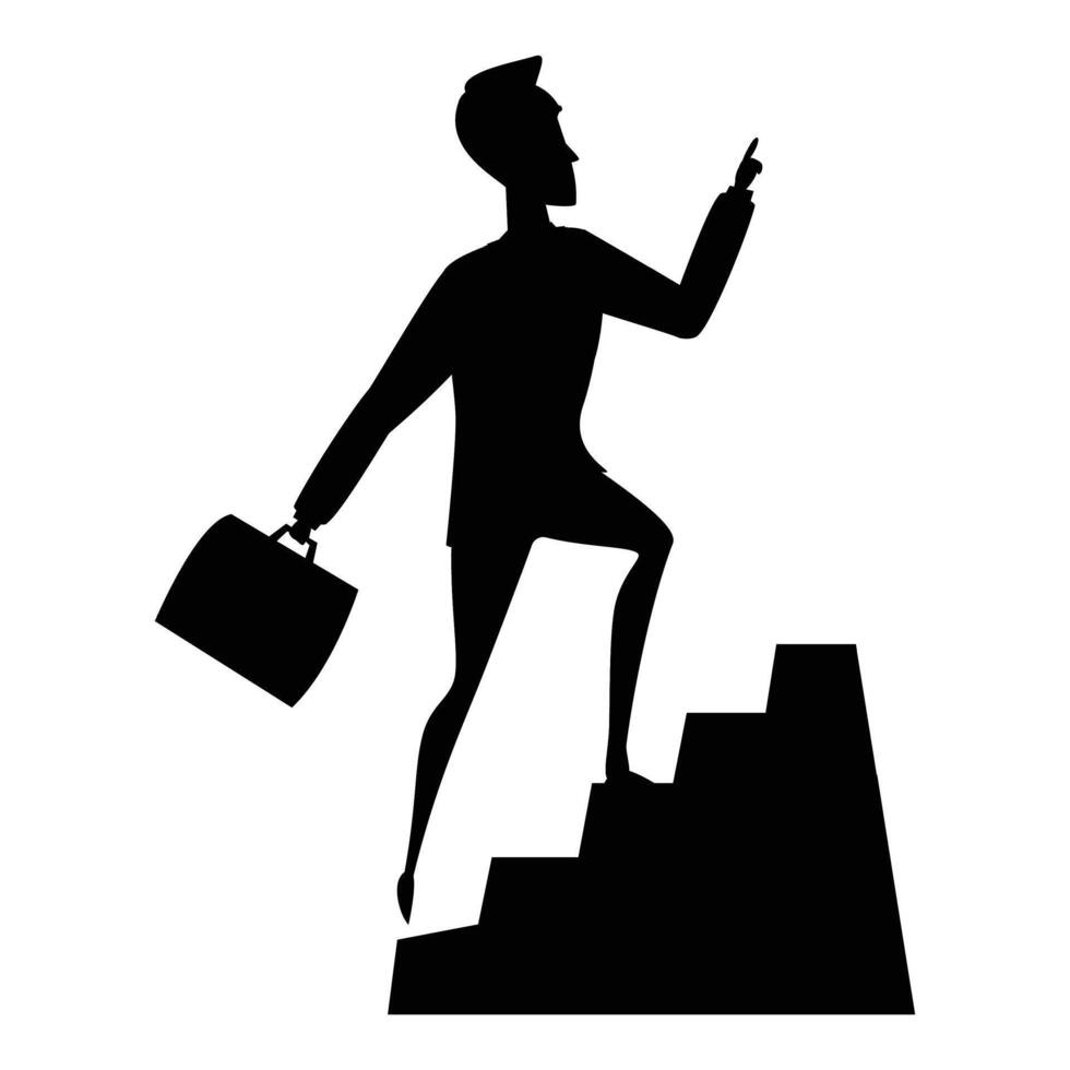 Silhouettes of Business People Sitting in Meetings vector