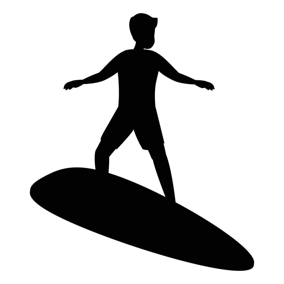 Surfers Performing Amazing Moves on Ocean Waves vector
