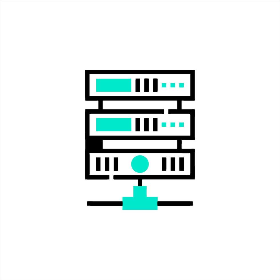 Server icon illustration vector