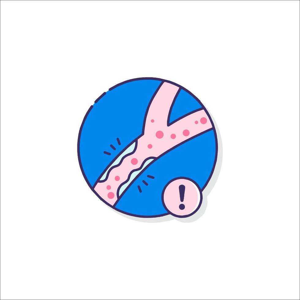 A pink and blue circle with a sign that says y vector