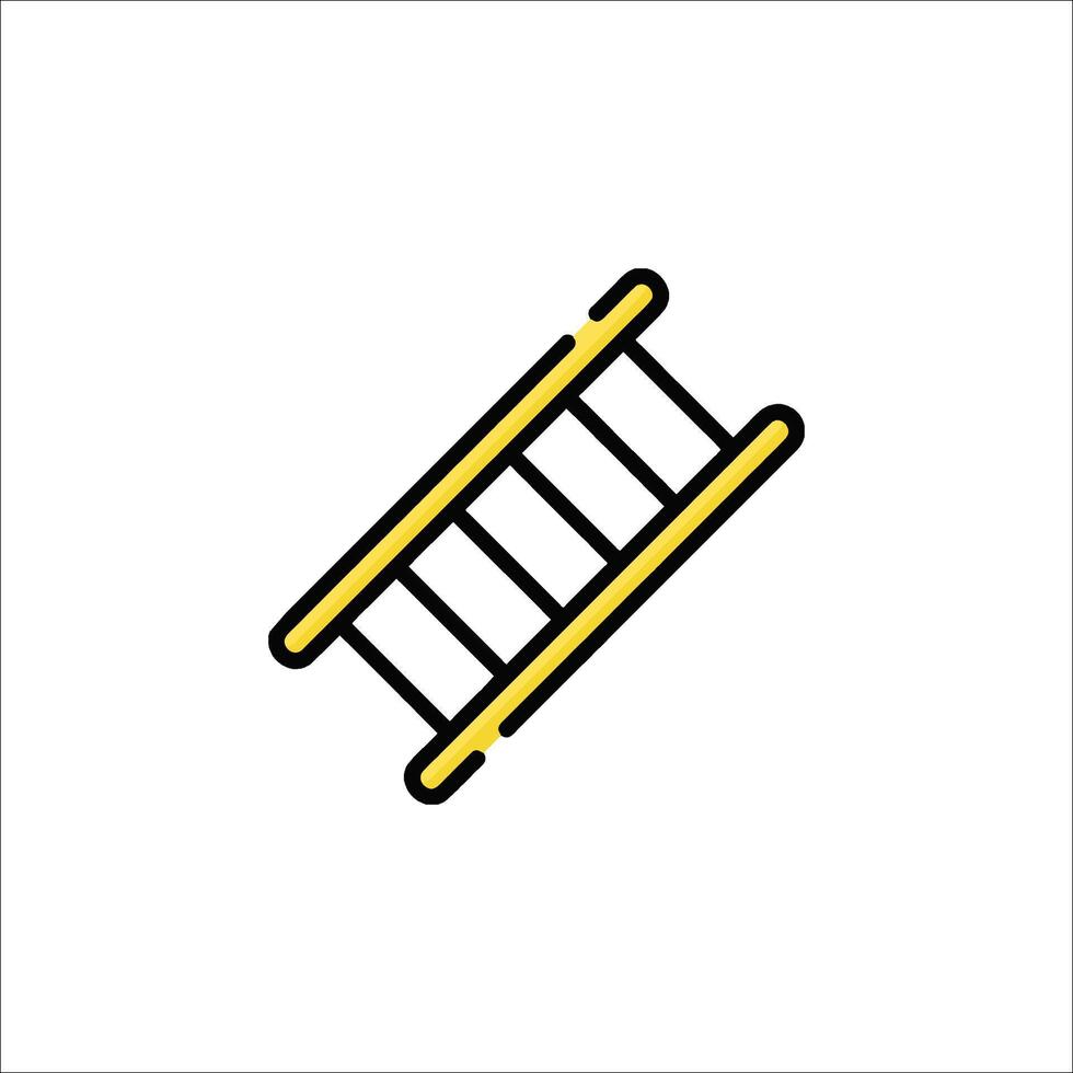A ladder icon on a white background vector