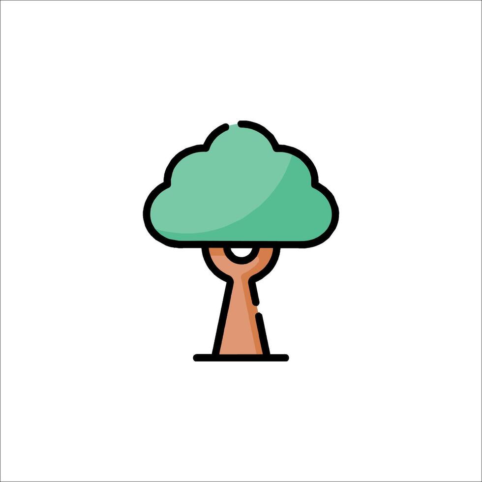 Tree icon illustration vector