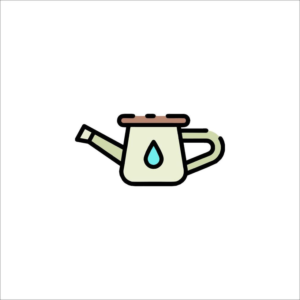 Watering can icon illustration vector