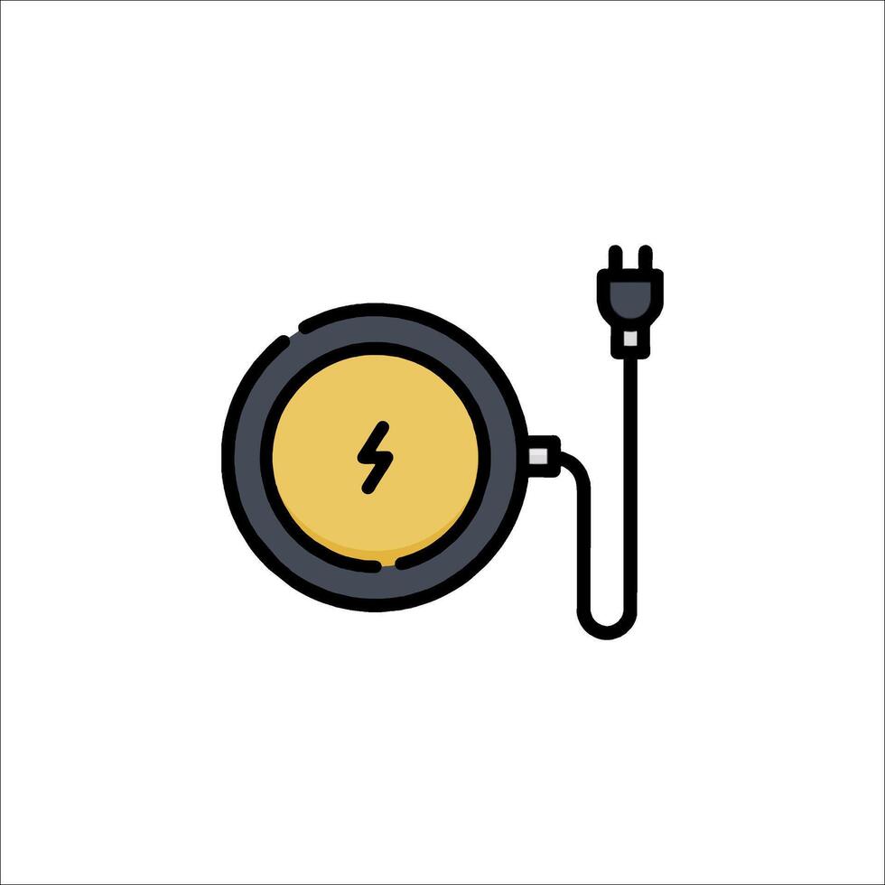 Electricity icon illustration vector
