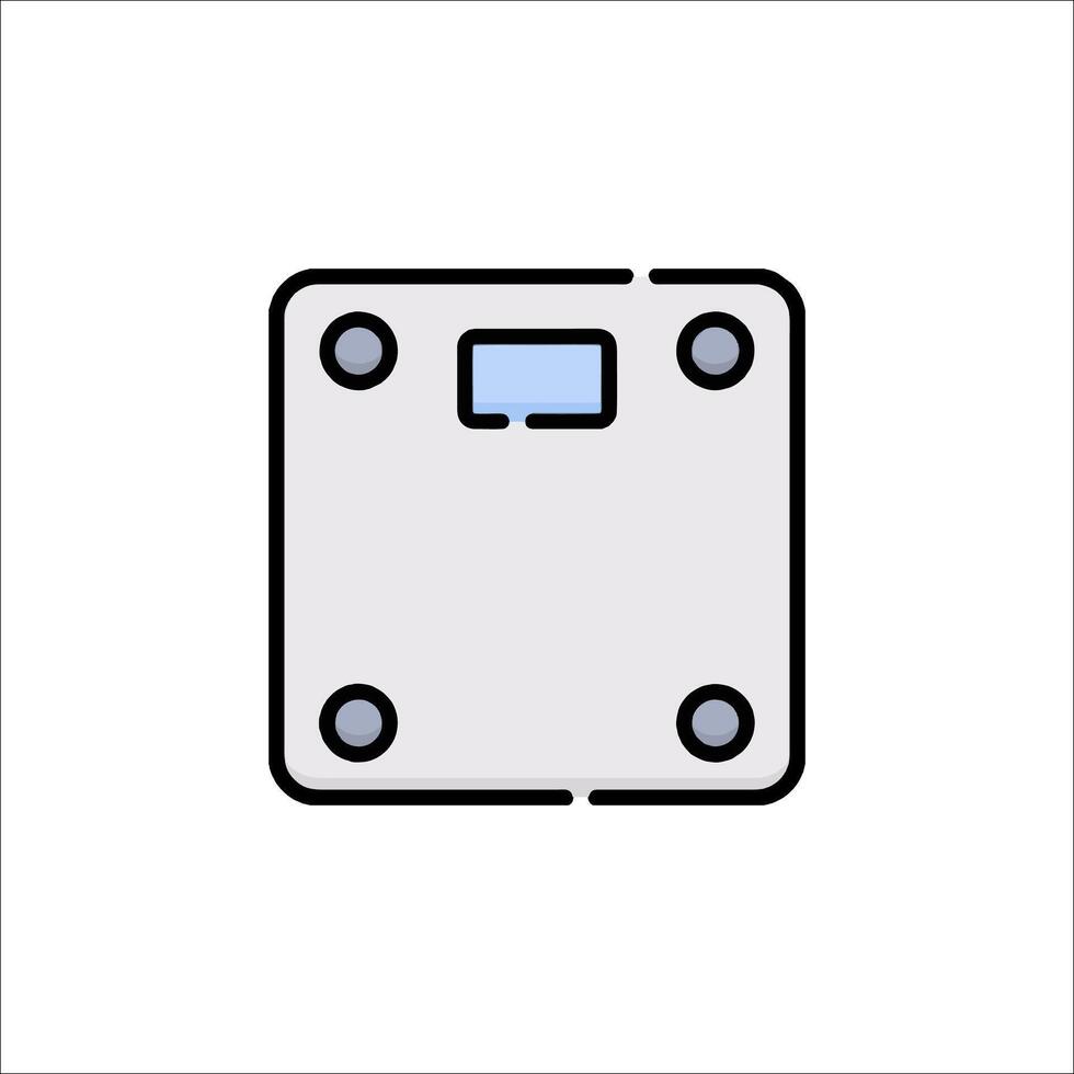 A square box with a blue square on it vector
