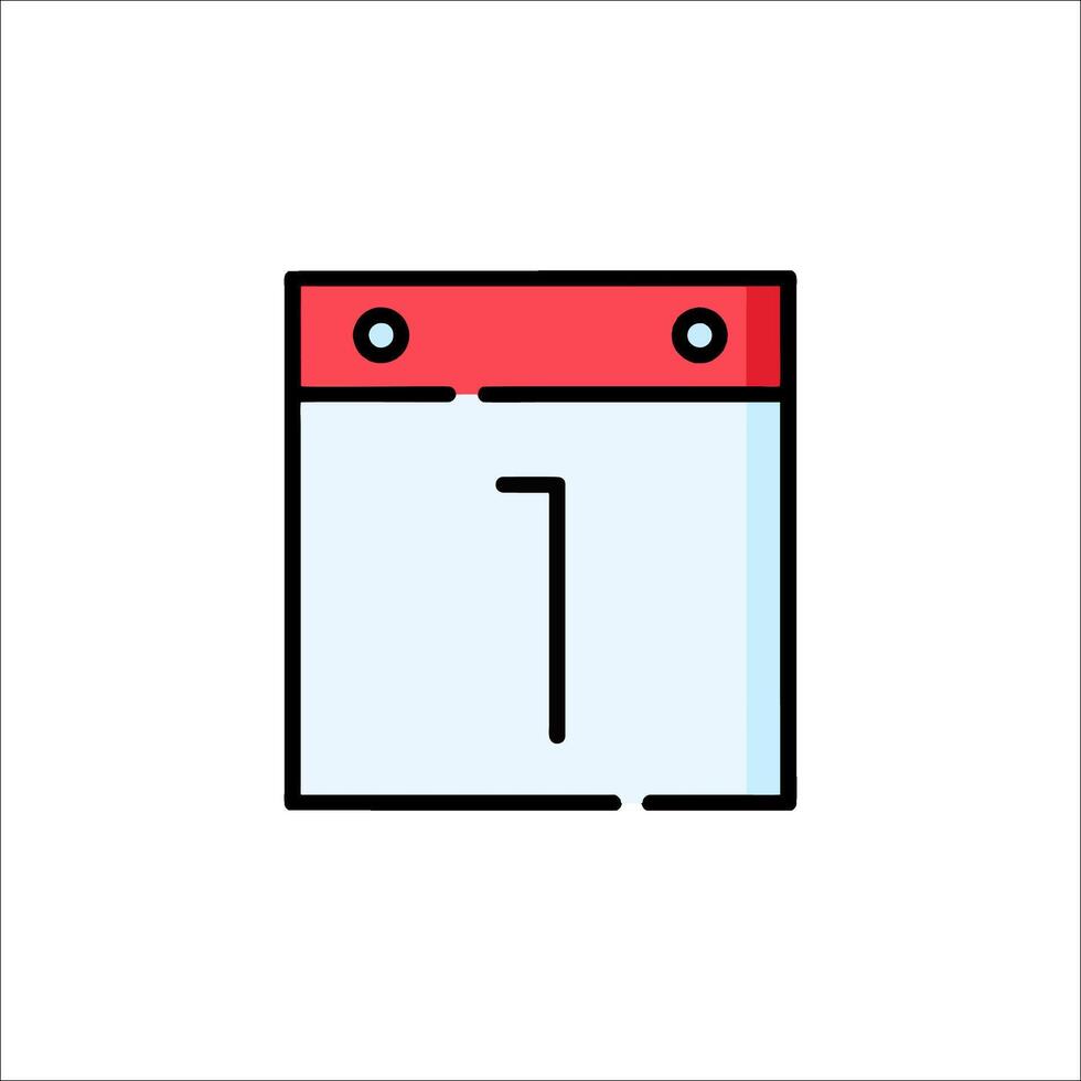Calendar icon illustration vector