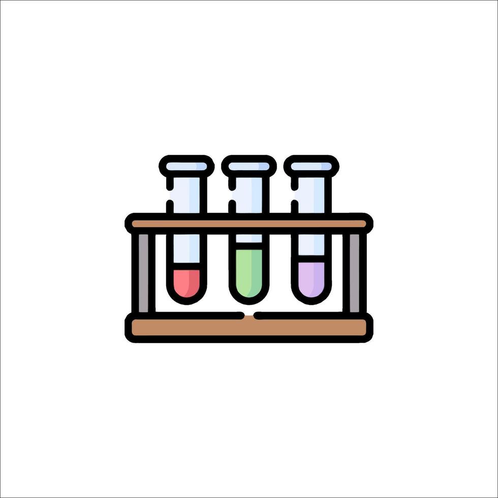 Test tube icon, laboratory, science, chemistry, science lab, science lab test tube icon, vector