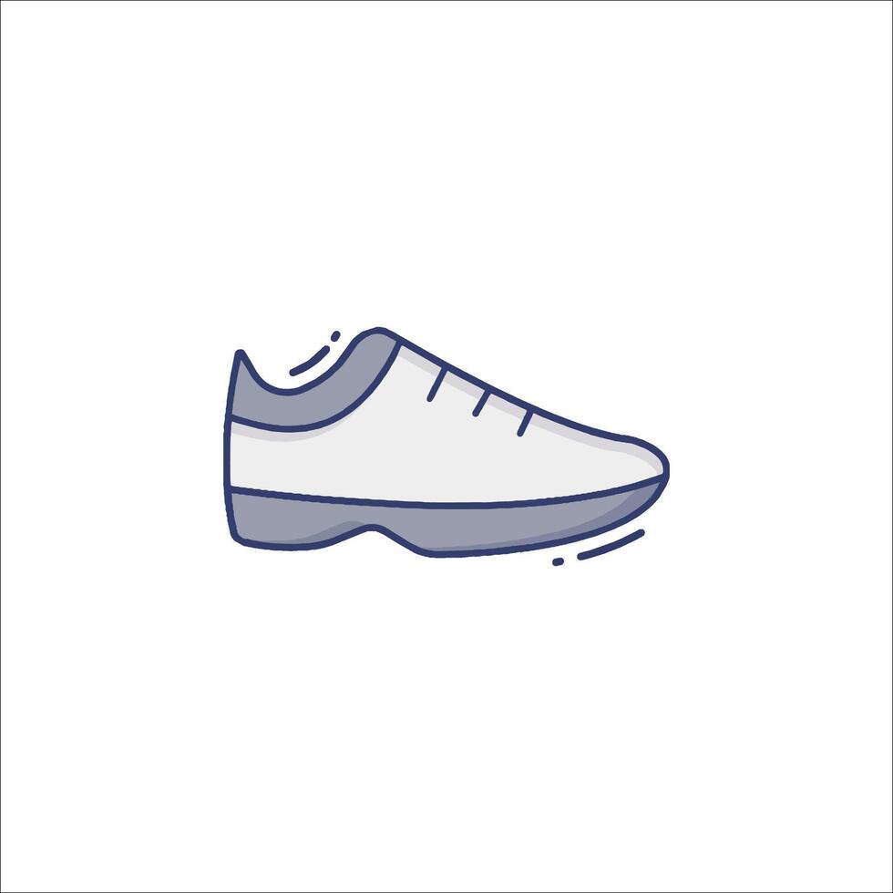 A shoe icon on a white background vector