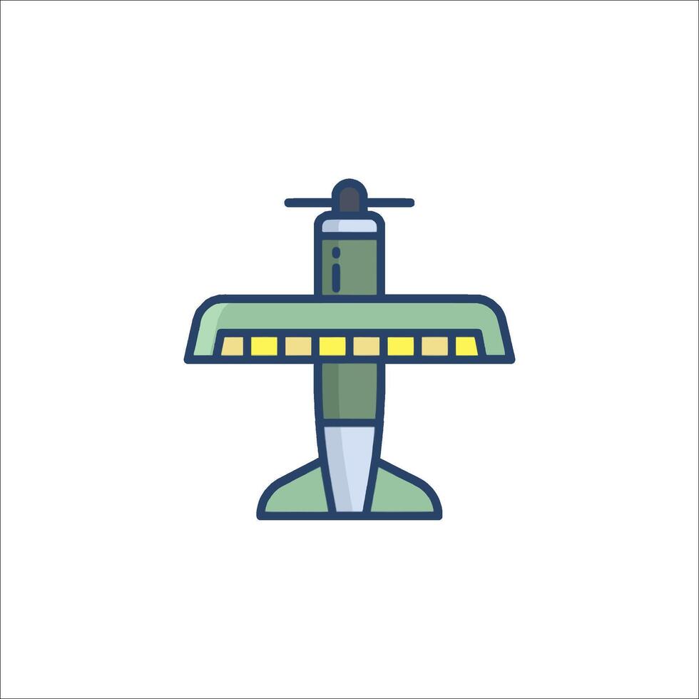 Airplane icon illustration vector