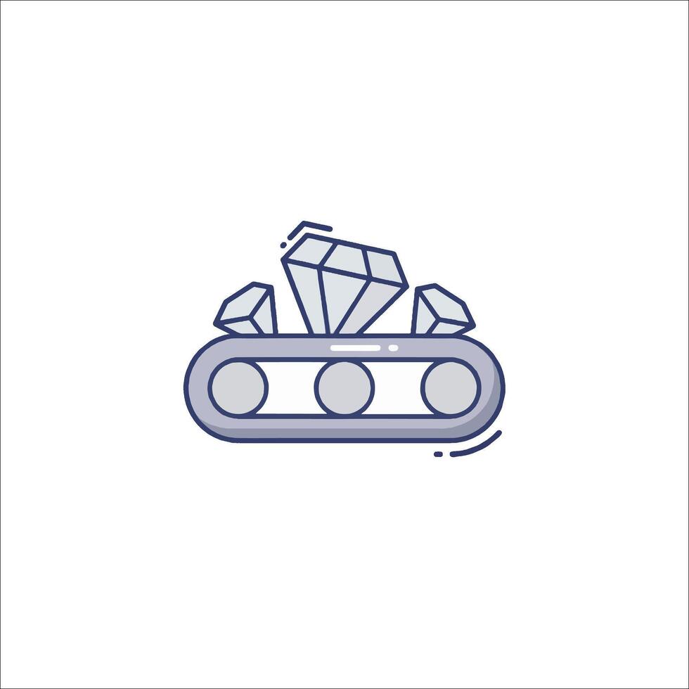 A diamond ring icon on a white background vector