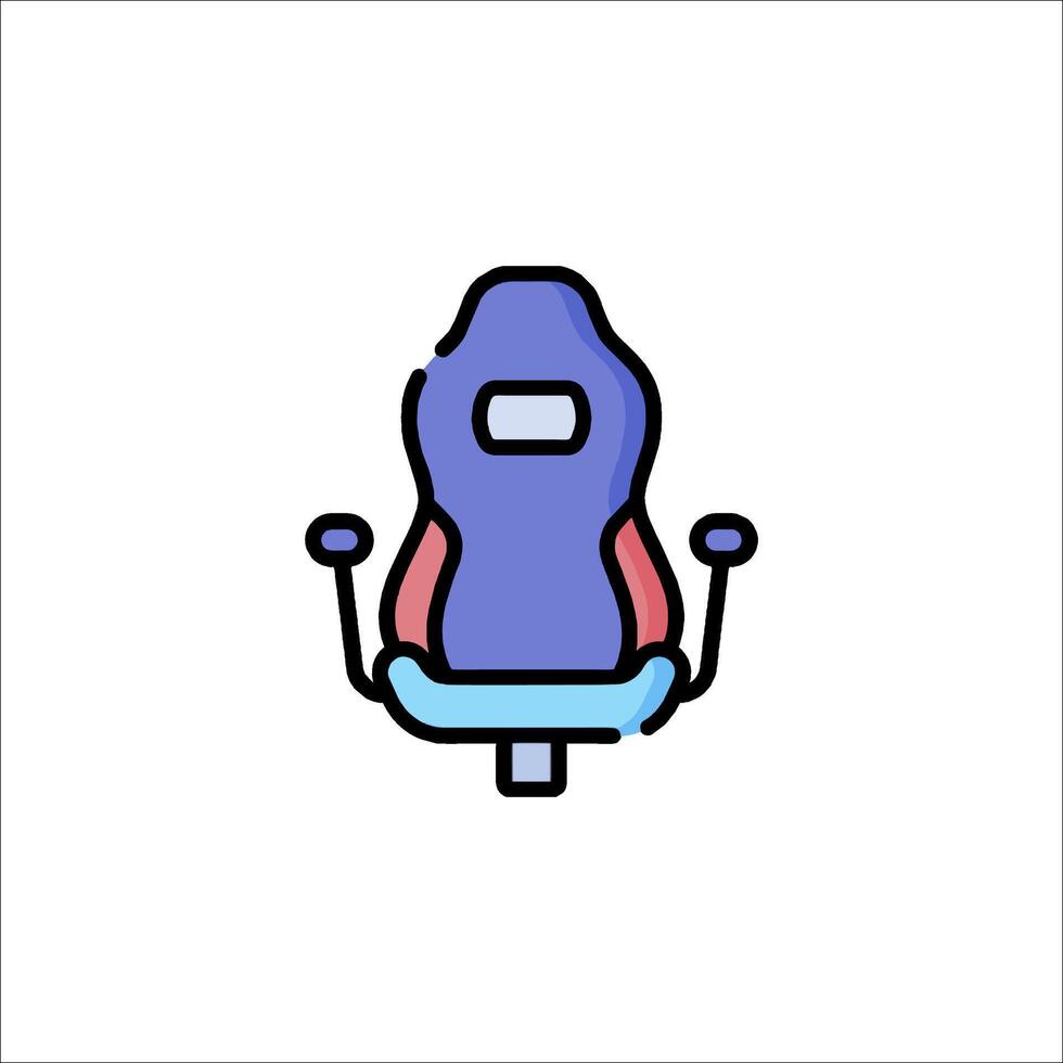 A car seat icon on a white background vector