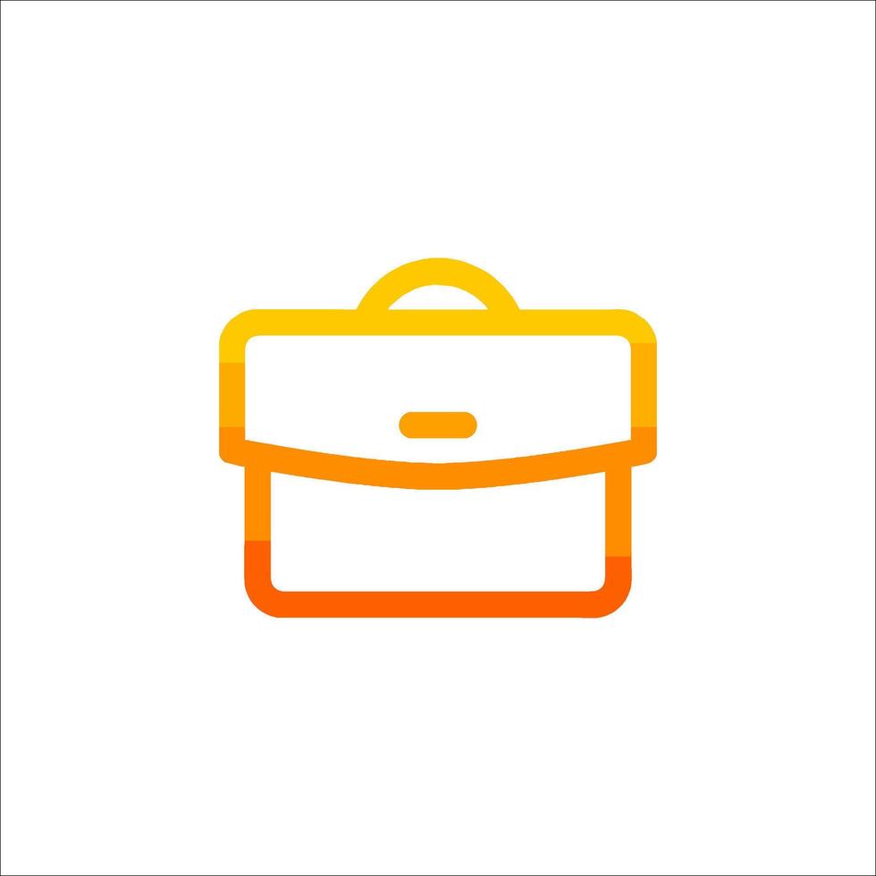 A briefcase icon on a white background vector