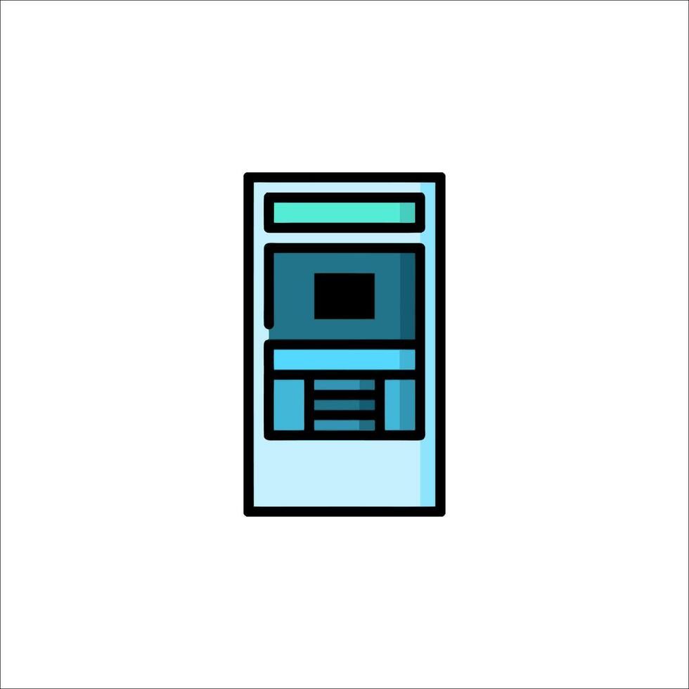 A computer icon on a white background vector