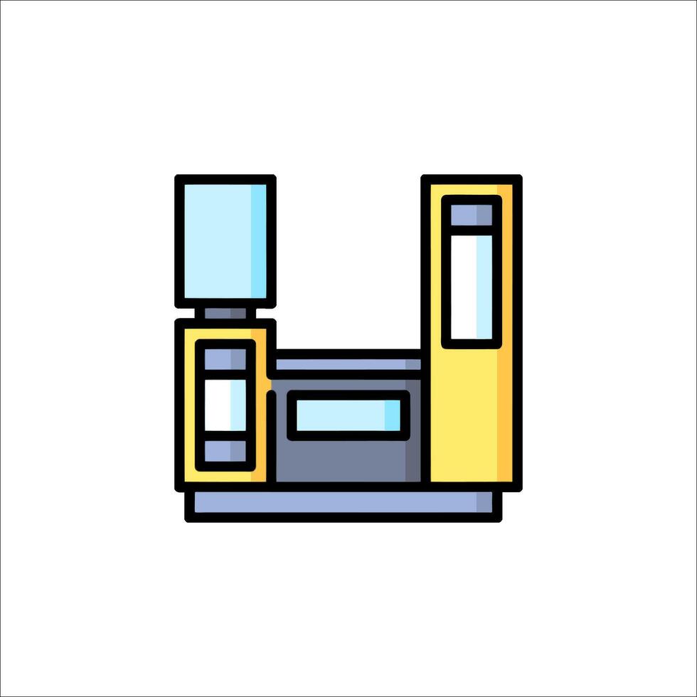 A machine that is used to make money vector