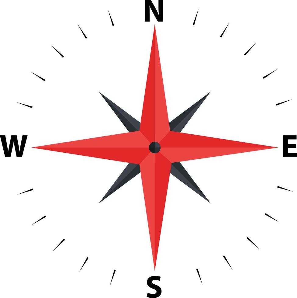 Compass Rose Illustration vector