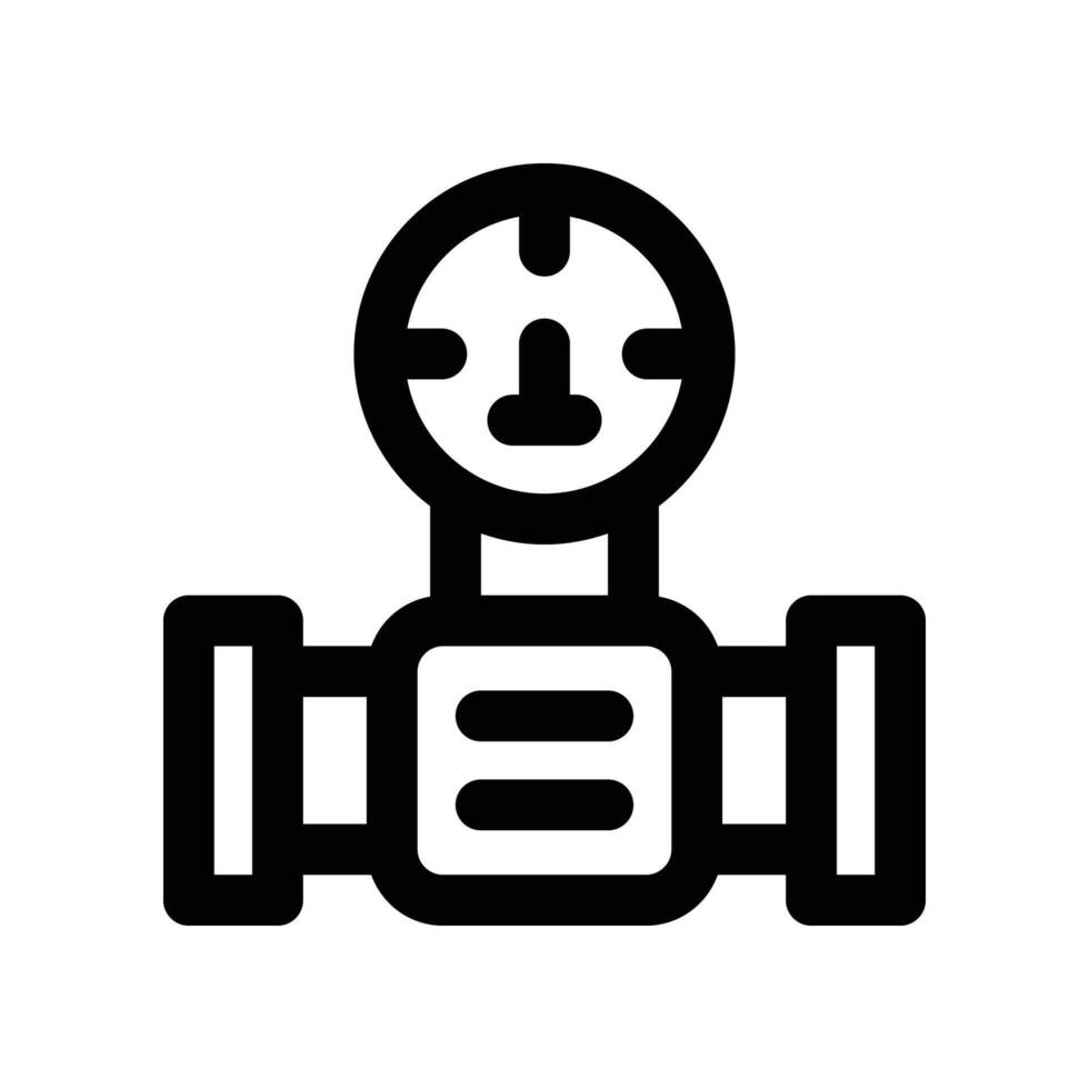 water meter icon. line icon for your website, mobile, presentation, and logo design. vector