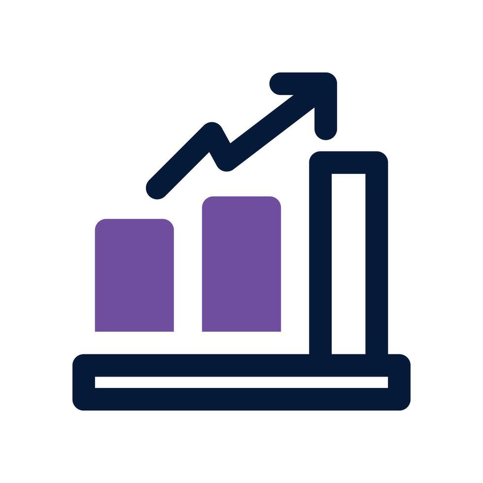 Progress icon. dual tone icon for your website, mobile, presentation, and logo design. vector