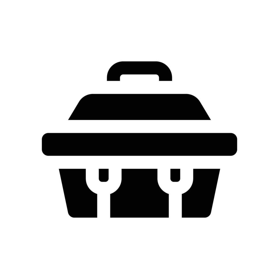 toolbox icon. glyph icon for your website, mobile, presentation, and logo design. vector