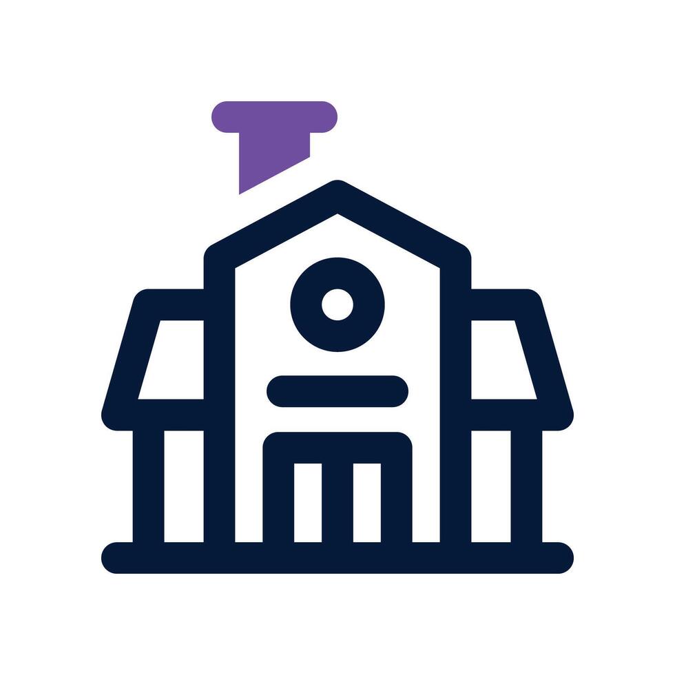 house icon. dual tone icon for your website, mobile, presentation, and logo design. vector