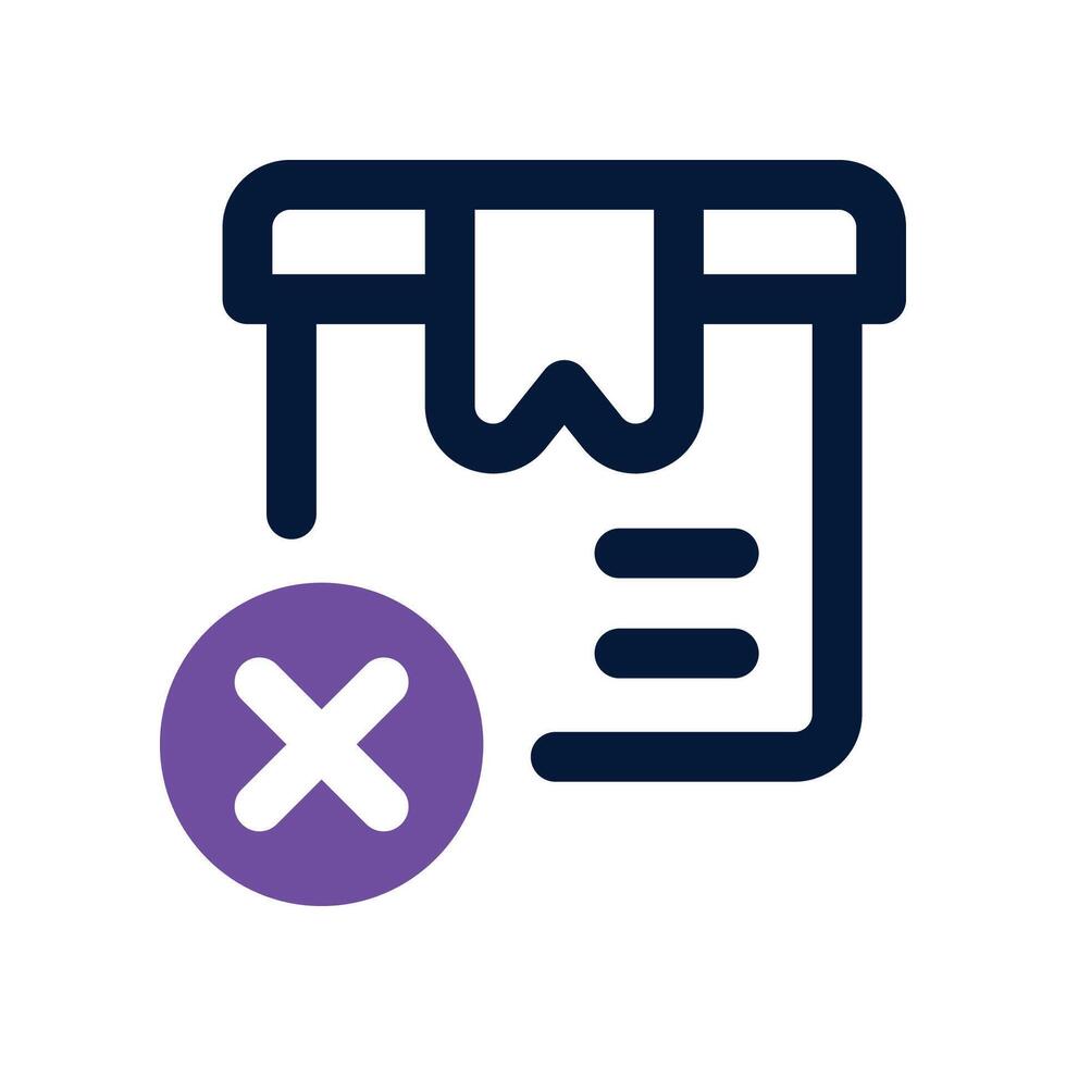 cancel icon. dual tone icon for your website, mobile, presentation, and logo design. vector
