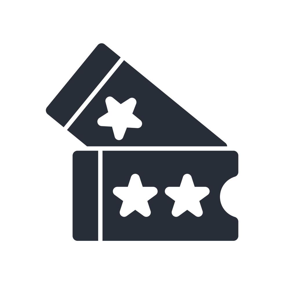 Ticket icon. .Editable stroke.linear style sign for use web design,logo.Symbol illustration. vector