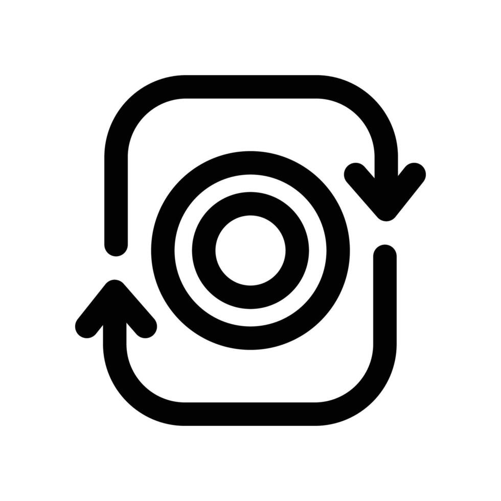 Exchange icon. line icon for your website, mobile, presentation, and logo design. vector