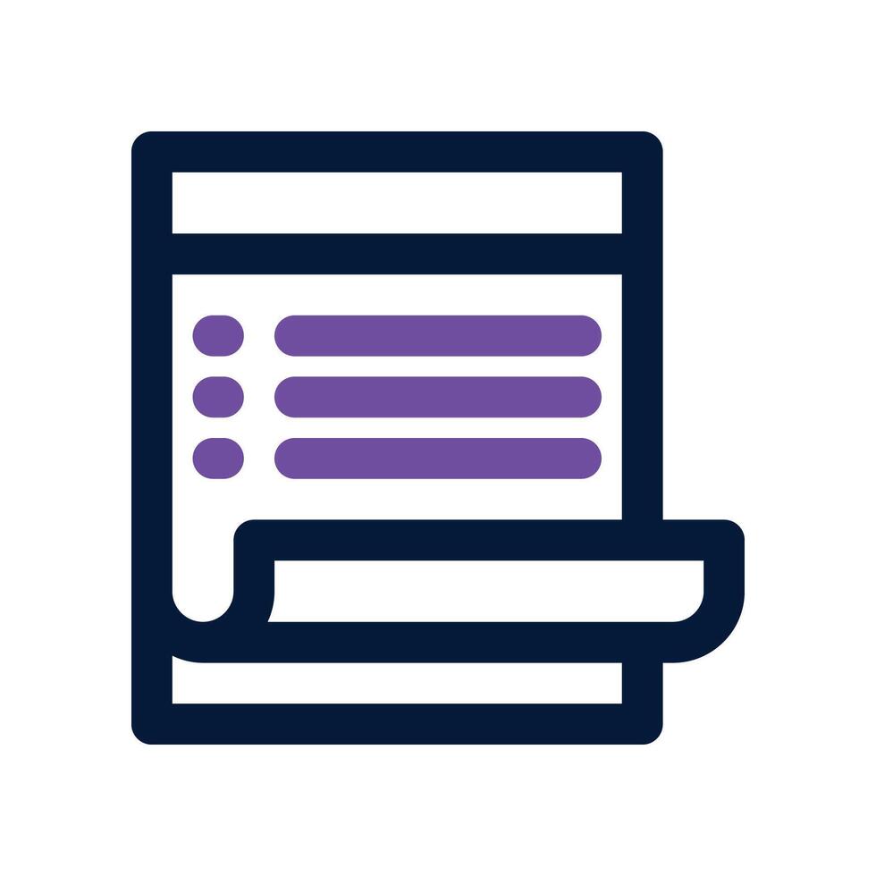 Notes icon. dual tone icon for your website, mobile, presentation, and logo design. vector