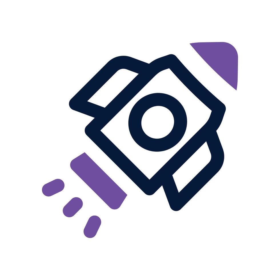 Startup icon. dual tone icon for your website, mobile, presentation, and logo design. vector
